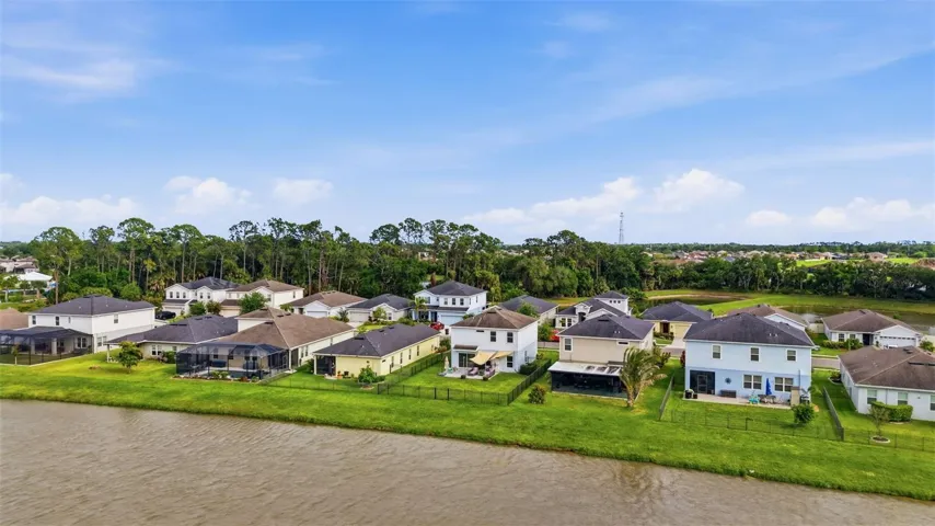 Aerial View back yard