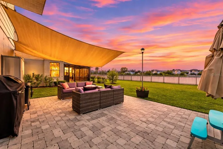 Sunset views from patio