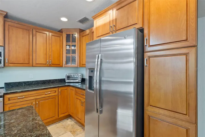 Refrigerator with water service