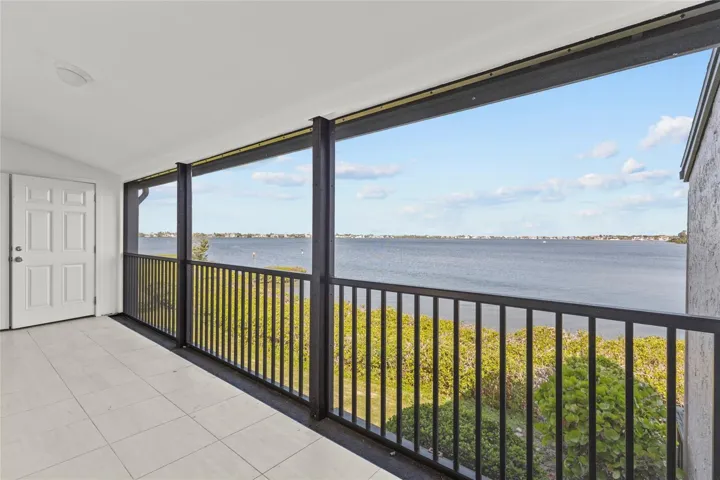 Lanai with expansive bay views