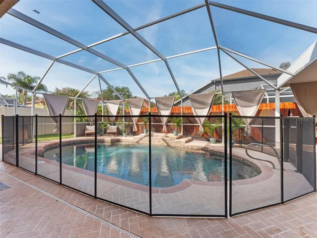 Pool With Water Fountain
