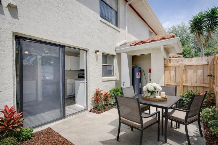 Patio- virtually staged