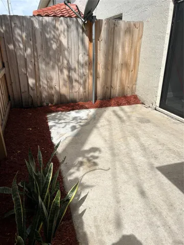 Backyard patio