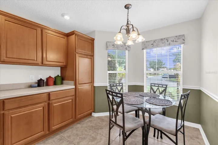Efficient layout designed for both everyday meals and entertaining.