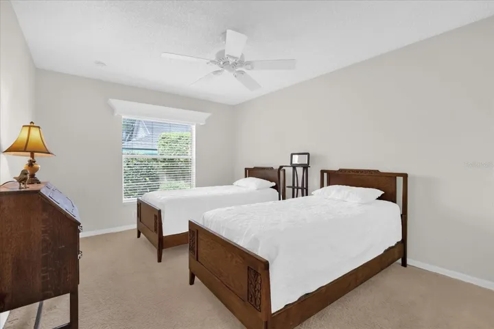 Comfortable secondary bedroom ideal for visiting family and friends.