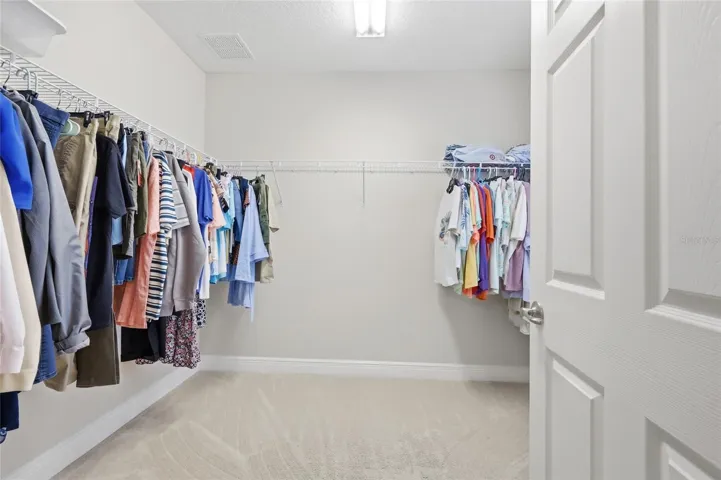 Walk-in Closet in 1st Floor In Law Suite Bedroom