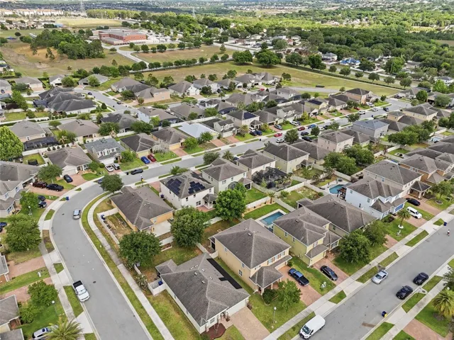 Aerial Rear View of the Property