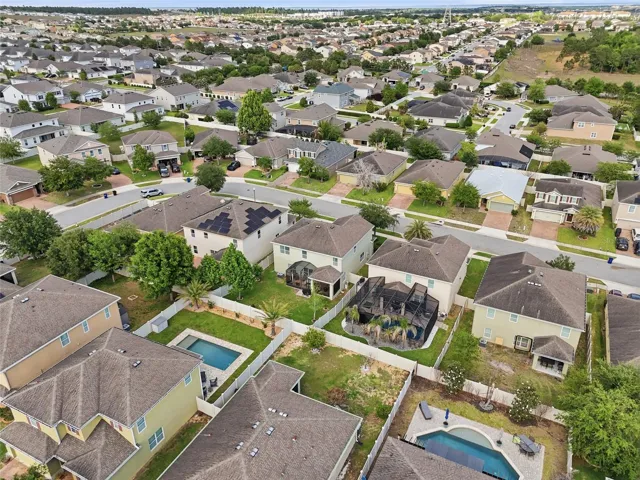 Aerial Rear View of the Property