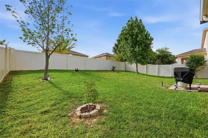 Fully Fenced in Backyard