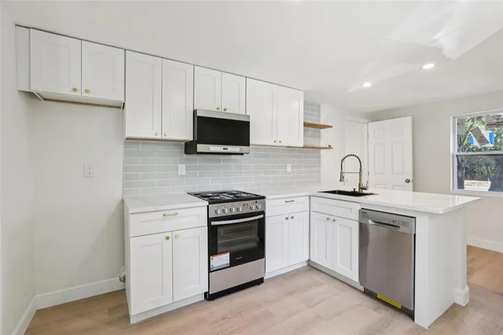Guest house kitchen - refrigerator will be added.