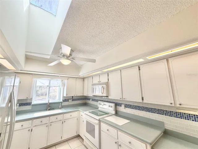 Kitchen with Skylight view