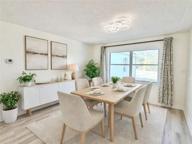 Virtually Staged Dining Room