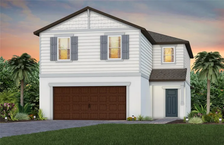 Exterior Rendering, Elevation C1