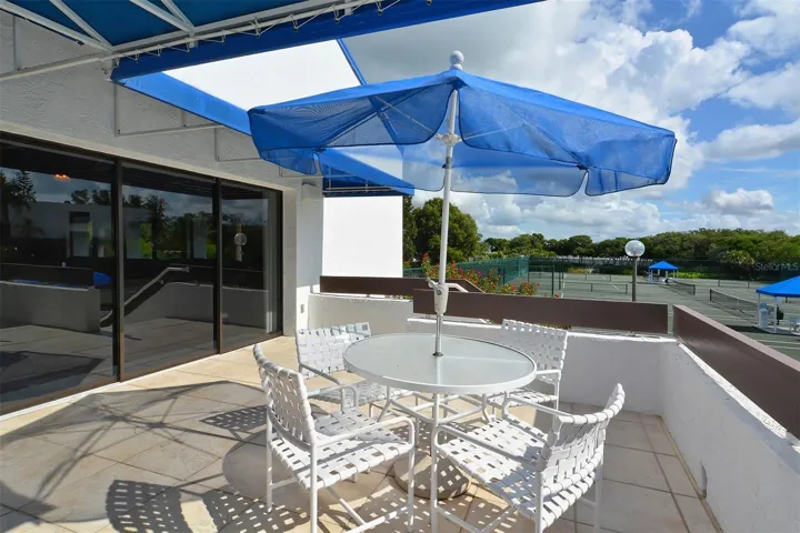 Clubhouse patio
