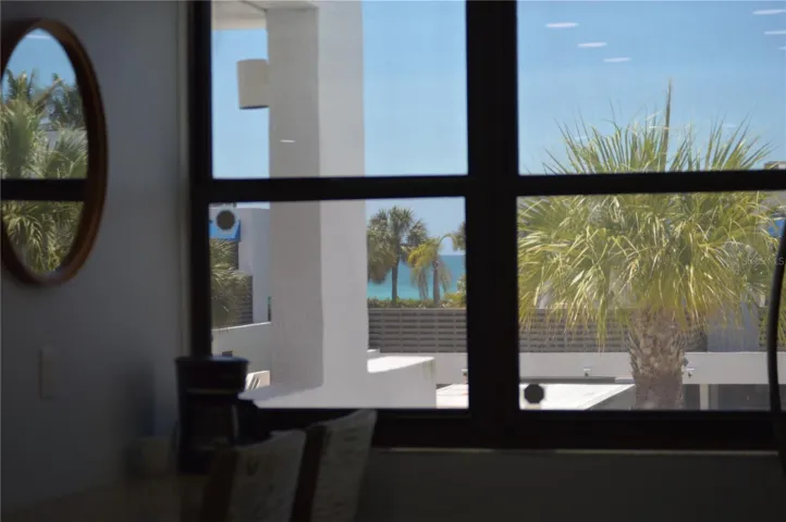 Gulf view from kitchen