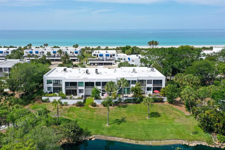 Rear view of condo