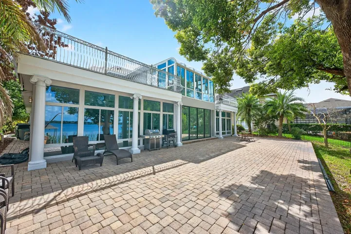 There are multiple outdoor spaces.