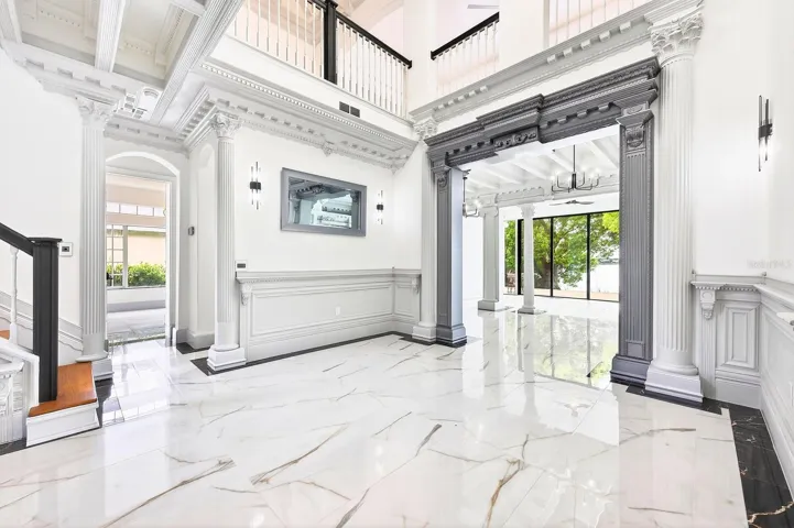 Formal living into flex space.
