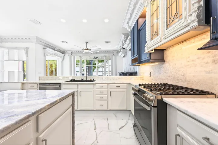 Gourmet Kitchen.