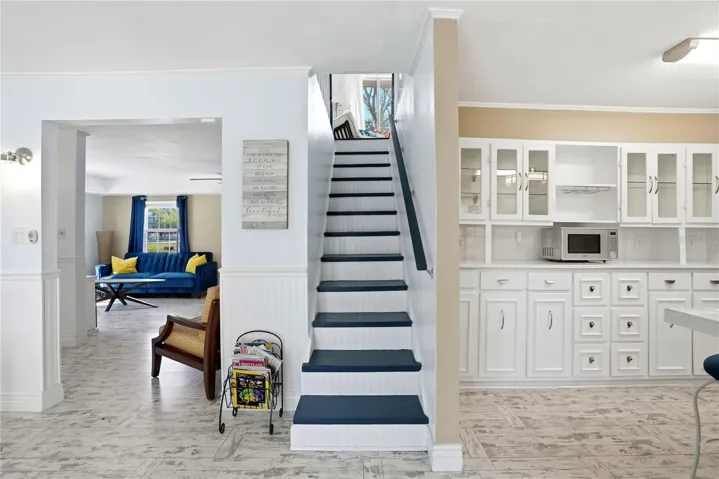 Stairs to second floor