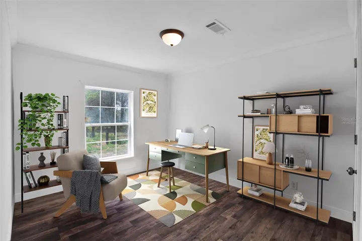 VIRTUALLY STAGED BEWDROOM/OFFICE 3