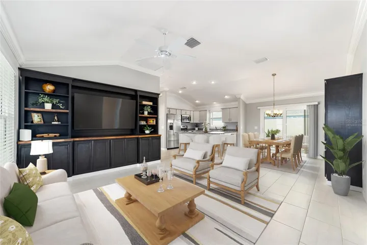 Living Room Virtually Staged