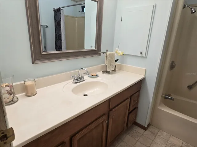 Guest Bathroom with large vanity