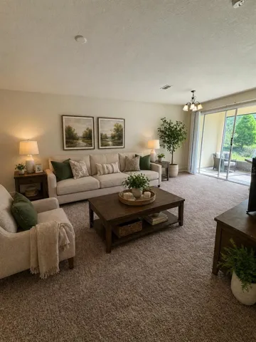 Virtually Staged Living Room