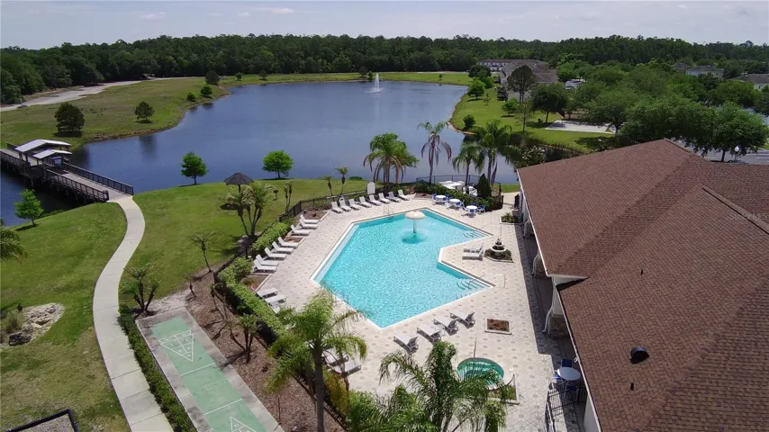 Aerial Of Pool