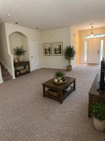 Virtually Staged Living Room