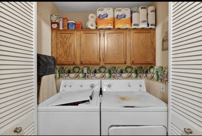 In door utility room