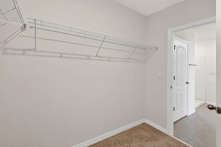 Primary closet