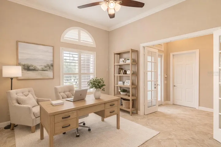 Virtually Staged Office