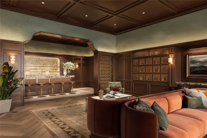 Perched atop the 19th floor, the Sky Speakeasy Lounge at Mira Mar is an exclusive residents’ retreat featuring a terrace, catering kitchen, and private liquor lockers-perfect for sunset views, fireworks, and refined social gathering space.