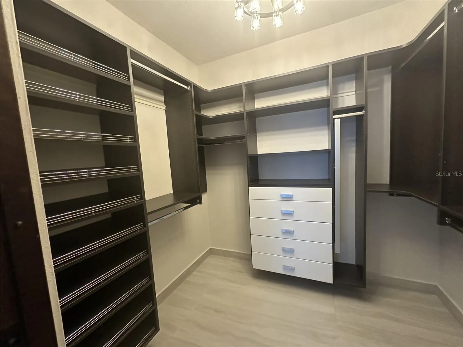 Master suite walking closet at second floor
