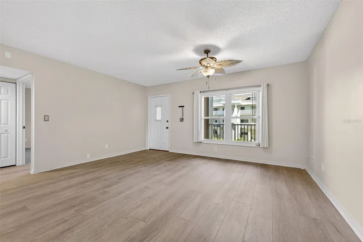 Laminate floors throughout