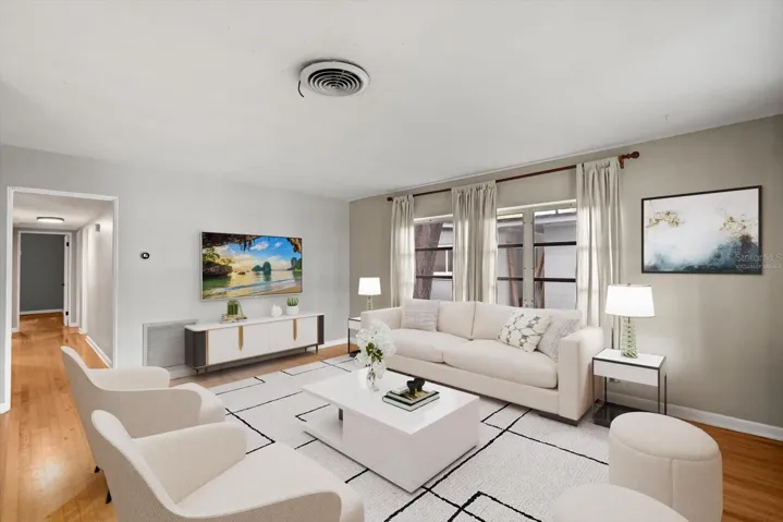 Virtually Staged Living Room