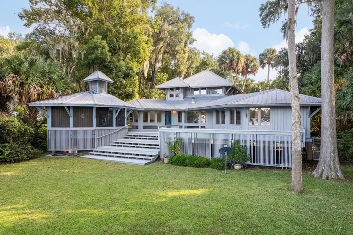 Lake side of the home