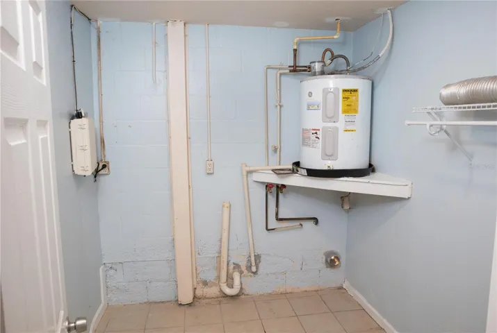 large inside laundry room