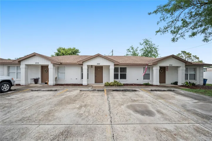 Welcome to 210 Orange Ave Bartow, Fla. .This 10 unit complex features (6)3 bed-2 bath units and (4) 2 bed 2 bath units with 4 buildings total . This photo features units 230 & 232- both 2 beds-2 bathAmple parking , fully fenced and close to everything in the  beautiful City limits of Bartow, Florida!