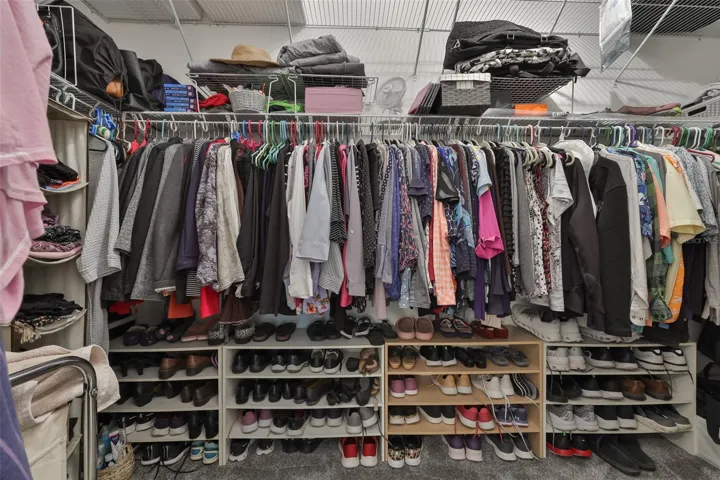 Primary closet