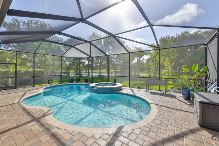 Saltwater pool & spa