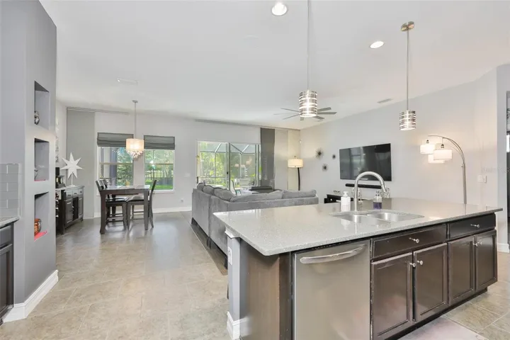 Kitchen to DR/LR view