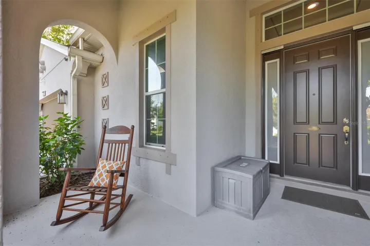 Covered front porch