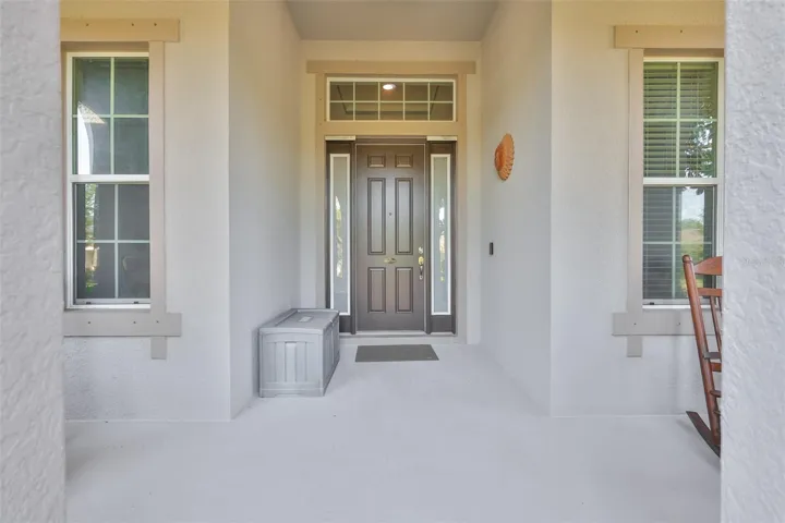 Covered front porch