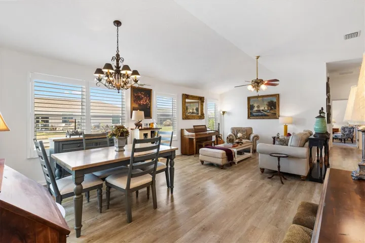 Dining and Living Rooms