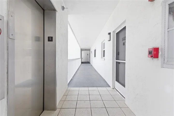 Close to elevator
