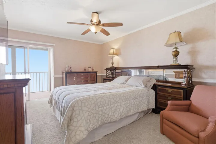 Main bedroom with a view