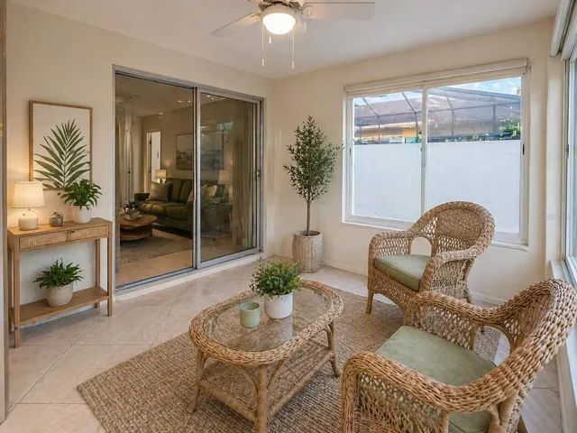Staged Florida Room