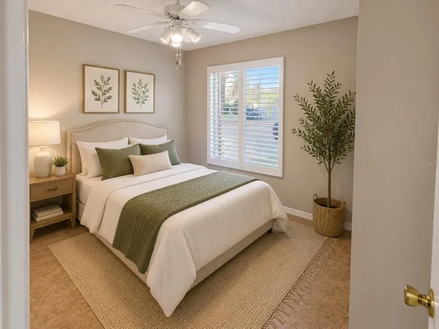 Staged Guest Bedroom